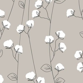 Cotton Plant_Gray