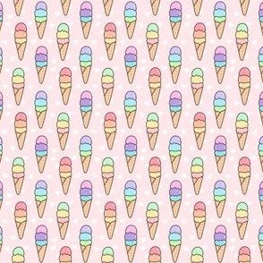 summer print with ice cream