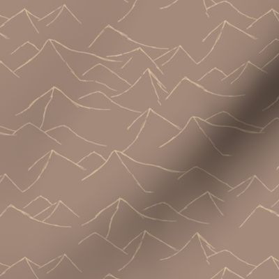 Sahara desert mountains and dunes abstract mountain tops - Moroccan theme moka sand caramel