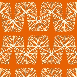 rick rack stripe bright orange