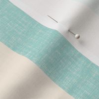 Wide Stripe Linen texture _Mint