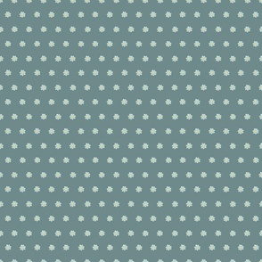 tiny flower polka-teal