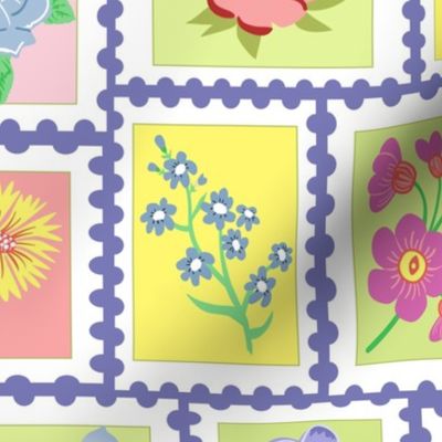 Floral Stamp Collecting