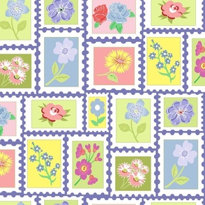 Floral Stamp Collecting