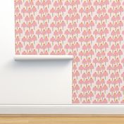 PINK UMBRELLA FLOWERS PATTERN