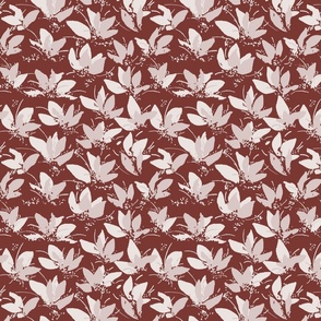 Spring - Abstract Leaf Red