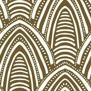 Boho Seaweed Decor Fabric, Wallpaper and Home Decor