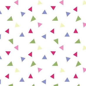 Watercolor Triangles Brights