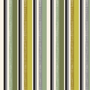MidMod Stripes (Greens)