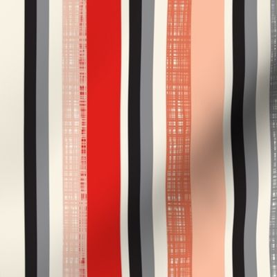 MidMod Stripes (Reds)