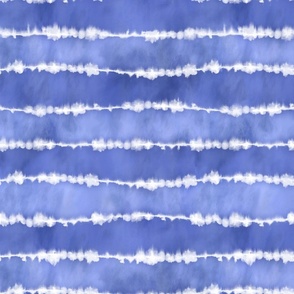 Shibori Stripes on 2-Tone Indigo XS