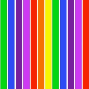 Rainbow Stripes large format