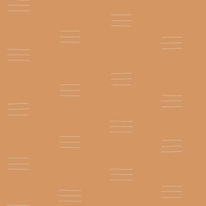 Triple Lines_Earthy Orange_