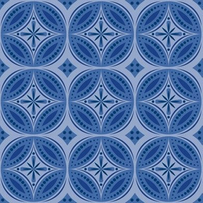 Moroccan Tiles (Blue/Violet)