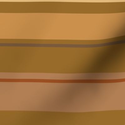 Broad Bronze Horizontal Stripes