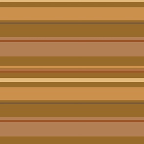 Broad Bronze Horizontal Stripes