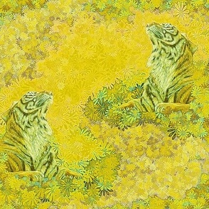 TIGERS ENJOYING SUN YELLOW PSMGE