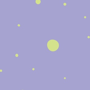 Honeydew Dots and Lilac (Large)