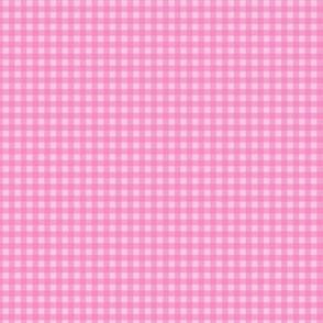 Malibu pink gingham - mini