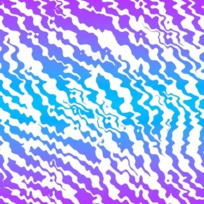 Wavy pattern with purple and blue gradient (medium size version)