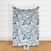 Marble Blues - Large Scale