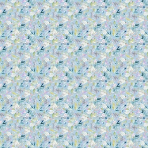 Abstract petal flowering Sky blue Micro