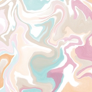 Pastel Marble - Large Scale