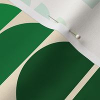 Crescent Semicircles / Green