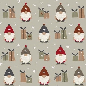 Christmas Gnome Fabric, Wallpaper and Home Decor | Spoonflower