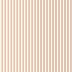 Blush, pink stripe - linen pinstripe