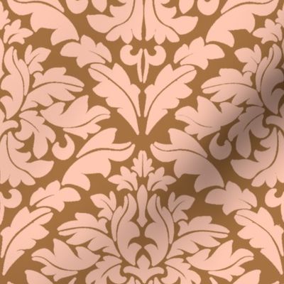 Fey Damask Bronze Rosé Big