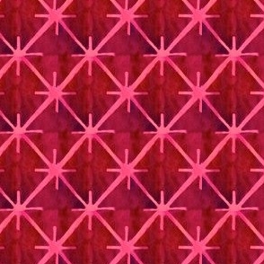 pink star batik seamless