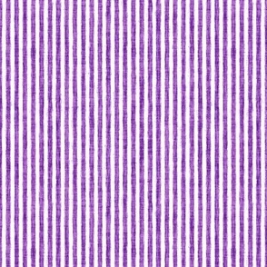 Sketchy White Stripes on Purple Woven Texture