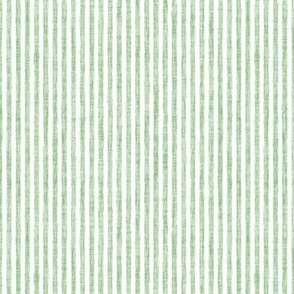 Sketchy White Stripes on Light Sage Green Woven Texture