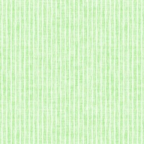 Sketchy White Narrow Stripes on Lime Woven Texture