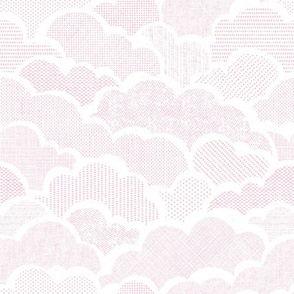 cozy clouds (lg, pink)