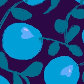 oversized blueberries by rysunki_malunki