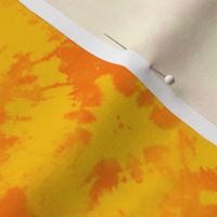 Yellow Orange Tie Dye Shibori Pattern Retro Hippie Style