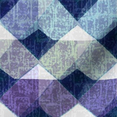 Modern Patchwork Quilt - (Jewel tones)