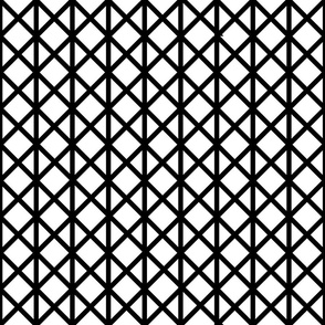 Herringbone even, 1 inch grid by Su_G_©SuSchaefer