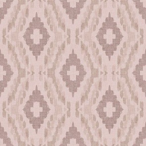 Leila Ikat Wheat Small