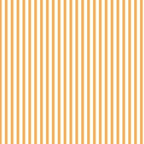 Orange and white eighth inch stripe - vertical