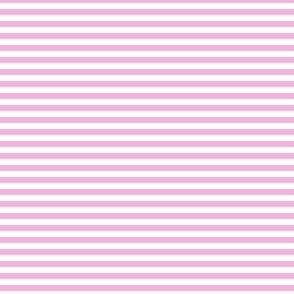 Pink and white eighth inch stripes - horizontal