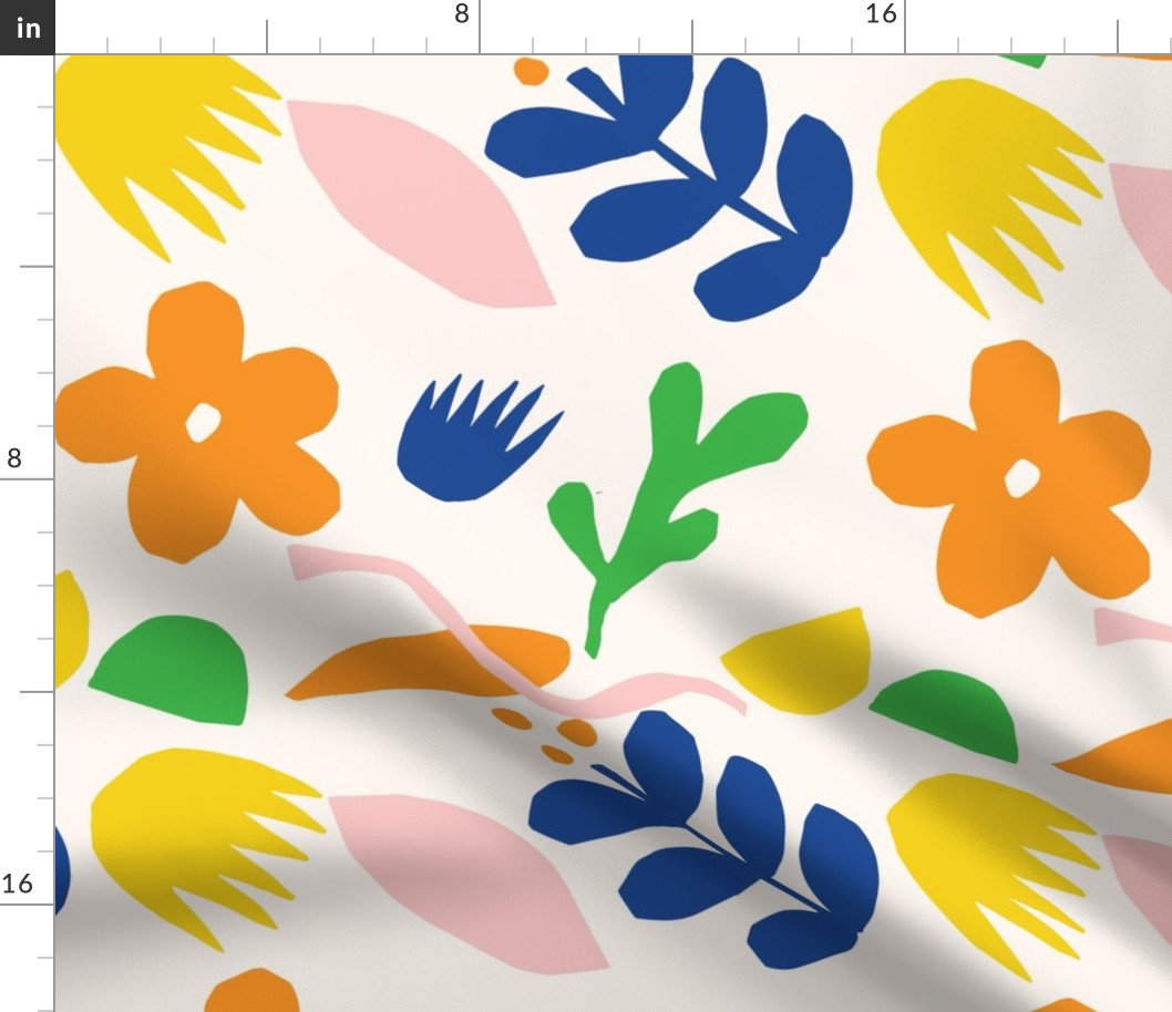 Cutout Flowers Multicolor