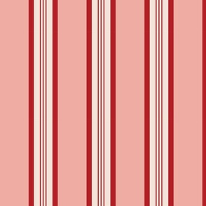 Wide trio Stripe _red