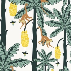 Monkeys in Banana Jungle