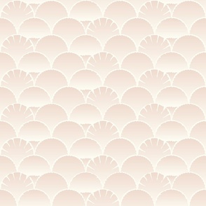 Rustic Scallop Blush on Natural