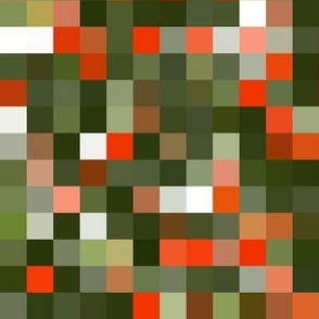 Pixelated Camouflage - Autumn Forest