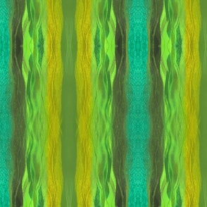 Give Me Green Wavy Verticle Stripes