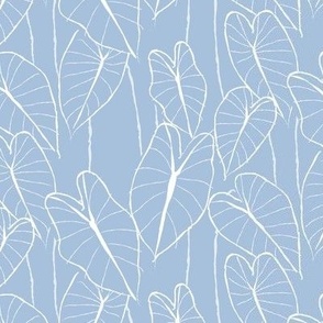 SMALL Pastel Summer - poi-fect elephant ear leaf_ sky blue